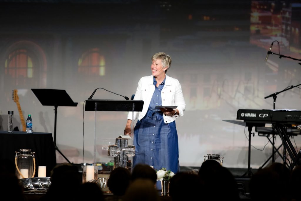 Women Ministries executive director Meagan Gillan encouraged women to let the Jesus quench their spirits.