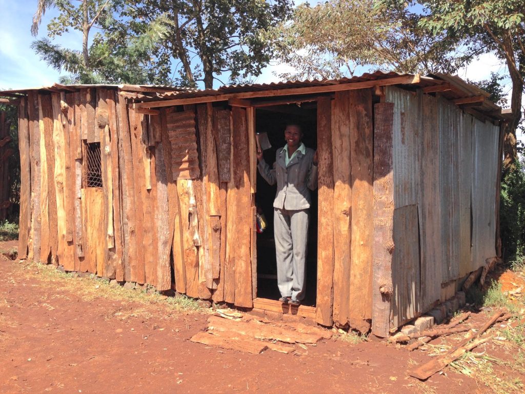 A Kenyan educator could have chosen a well-paying job but chose to teach in this school she had built.
